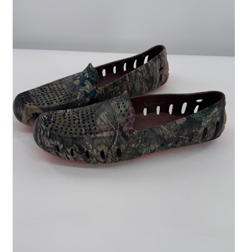 Floafers Country Club Loafers Mens Size 10 Mossy Oak Camo Water Shoes Slip On